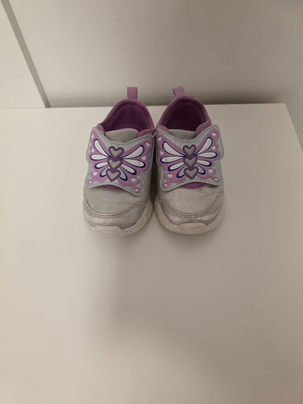Girls' Purple Butterfly Light-Up Sneakers - Carters